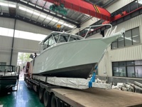 Bateau de pêche en aluminium de qualité marine 2022 - Yacht de croisière à fond en V profond de 11 m à vendre