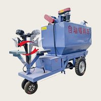 Camion d'alimentation électrique automatique à trois roues pour les fermes porcines, chariot d'alimentation électrique pour élevages