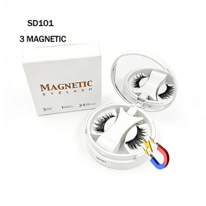 Faux <span class=keywords><strong>cils</strong></span> magnétiques doux de qualité supérieure avec applicateur, logo personnalisé, <span class=keywords><strong>cils</strong></span> magnétiques <span class=keywords><strong>sans</strong></span> <span class=keywords><strong>colle</strong></span> - Product Image 2