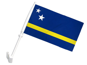Curacao-Fans Vorheiz-Feier Dekoration Auto-Flagge Gesichtsbedruckter Schal Stift mit Curacao-Flagge - Product Image 2