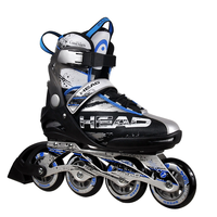 Patins à roulettes en ligne pour adultes HEAD, taille fixe, pour l'extérieur, avec roues en PU de 80 mm et 84 mm, 4 roues, en aluminium et maille PP, caractéristiques de patinage