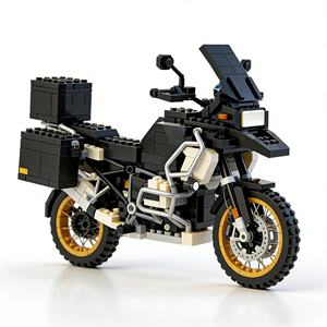 Collector Style DIY Customized <strong>Vintage</strong> Motorcycle Plastic BRICK Building Blocks Set for Adult Holiday Gift Display - Product Image 2