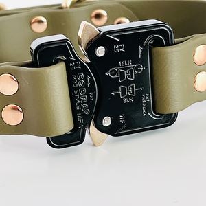 Collier de dressage de chien en PVC de qualité supérieure couleur unie collier de chien en PVC robuste sangle étanche fournitures pour animaux de compagnie - Product Image 5