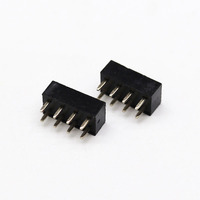 Venta de fábrica directa doble fila recta 2,54mm paso hembra Pin Header Y tipo U tipo enchufe Smt tipo 02 ~ 40 pines conector PCB