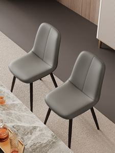 Chaise de table à manger <span class=keywords><strong>scandinave</strong></span> de luxe avec dossier décontracté maison café hôtel tabouret repas accessible meubles de remplacement - Product Image 5