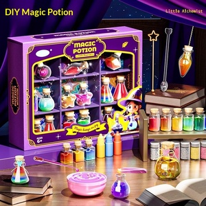 Ensemble de jouets DIY Bouteille de potion magique pour filles de 4 à 6 ans - Kit d'artisanat en plastique sur le thème de l'apprentissage magique - Product Image 2