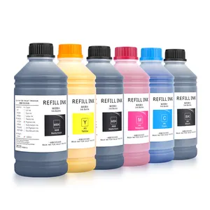 Ocbestjet 1000ML 6 Couleurs Encre Pigmentaire Universelle pour Imprimante <span class=keywords><strong>HP</strong></span> 72 <span class=keywords><strong>Designjet</strong></span> T1110 T1120 T1200 <span class=keywords><strong>T1300</strong></span> T2300 T610 T770 T790 T795 - Product Image 1
