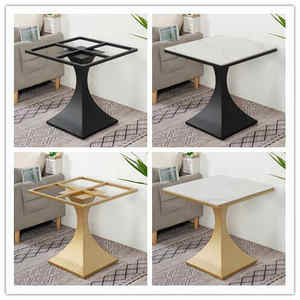Soporte de Patas de Mesa de Acero al Carbono Estilo Italiano para Mesa de Comedor/Negociación con Base de Piedra, Soporte de Patas para Mesa Auxiliar de Hotel/Bar - Product Image 5