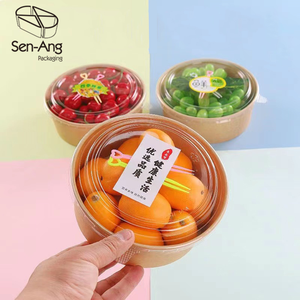 Cuenco Kraft de papel para sopa caliente impreso personalizado desechable 32oz contenedor de alimentos con logotipo personalizado - Product Image 6