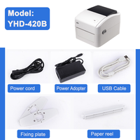 Imprimante d'étiquettes thermiques à code-barres 108 mm avec interface USB, 203 DPI, en stock pour eBay et Shopify, livraison express