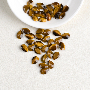 High Quality Natural Tiger Eye Gemstone Natural Yellow Custom Size Faceted Cutting Pear Shape for <strong>Jewelry</strong> Making Wholesale <strong>Gems</strong> - Product Image 6