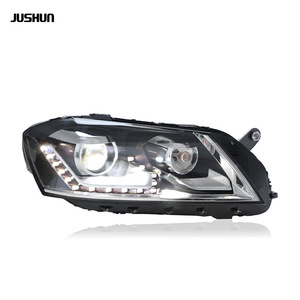 ไฟหน้า LED Jushun สำหรับรถยนต์ Volkswagen Magotan B7 ปี 2012-2016 เลนส์เลเซอร์คุณภาพสูง พร้อมไฟ DRL และไฟเลี้ยว - Product Image 3