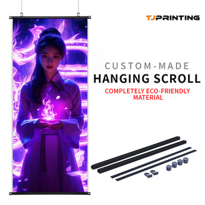 Bán buôn Áp phích Scroll Banner biểu tượng tùy chỉnh in ấn Anime nhân vật PVC Polyester tường di chuyển - Product Image 6