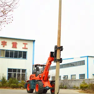 timber grapple 2.5 ton log loader front end loader with log grapple