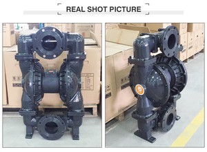 Bomba Neumática de Diafragma de Hierro Fundido Nodular GODO BFQ-80Q para Productos Químicos, Aguas Residuales y Aire - Product Image 5