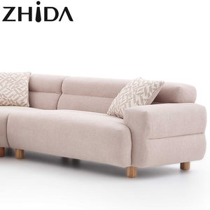 Di lusso modulare divano componibile bianco fantasia <span class=keywords><strong>Loveseat</strong></span> Design unico per le nuove coppie di nozze tessuto spugna da massaggio per soggiorno - Product Image 2