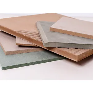 Contoh gratis papan mdf pabrikan papan MDF polos 2-25mm ukuran disesuaikan