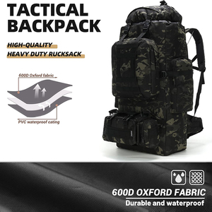 Mochila de Senderismo y Montañismo de Gran Capacidad, Impermeable, con Bolsa de Hidratación para Deportes al Aire Libre, Muestra Gratuita - Product Image 3