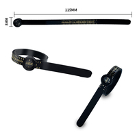 Outils de bijouterie en métal Kinway US HK Corée Japon UE, jauge de taille de bague en PU avec loupe pour le polissage de bijoux