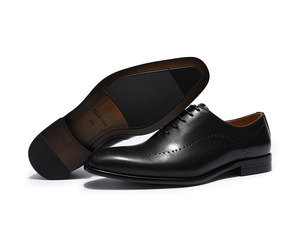 รองเท้าเดรสหนังผู้ชายไซส์ใหญ่ รุ่น Monk Leather Oxfords - Product Image 2