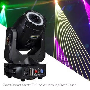 AOPU Rgb Lazer testa mobile Ilda <span class=keywords><strong>3d</strong></span> Full Color Luces Laser Para Dj Party 2w 3w animazione teste agitazione Led luce Laser - Product Image 5