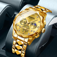 Jam Tangan Quartz Multifungsi Mewah BINBOND B1236 Jam Tangan Fashion Serbaguna Enam Jarum Penunjuk Waktu Kasual Fashion Pria