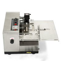 Machine automatique continue de codage d'impression de numéro de LOT de date d'expiration de pochettes en plastique de feuille d'aluminium d'imprimante de roue d'encre de MY-380F