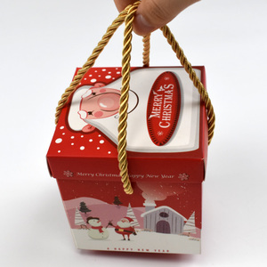 Custom Full Color Printing Christmas Children Candy apple Chocolates Top and Bottom Packaging Gifts <strong>Box</strong> for <strong>Small</strong> Business - Product Image 1