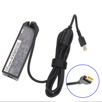 Adaptateur d'alimentation pour ordinateur portable 45W 20V DC, sortie PD, charge 100-240V, protection contre les surtensions, matériau ignifuge pour PC