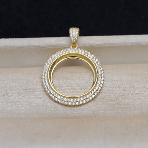 Colgante de Plata S925 de 16.5mm con Perla Mabe 4784, Accesorios de Joyería DIY con Bandeja Vacía, Perla Elegante para Creaciones Únicas - Product Image 3