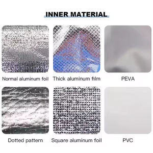Tas Pendingin Termal Non-woven Aluminium Foil Ukuran Logo Kustom, Dapat Digunakan Kembali, untuk Kotak Makan Siang, Piknik, Bir, Pengiriman Makanan, Tas Berinsulasi - Product Image 6