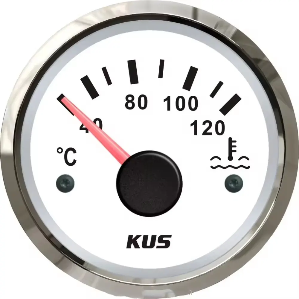KUS 52mm(2") Car Water Temp Temperature Gauge Meter Indicator 40-120 12V 24V