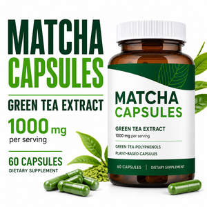 Cápsulas de Té Verde Matcha de Alta Calidad, Marca Privada, Apoyo Inmunológico, Desintoxicante, Antioxidante, Proporciona Energía, para Adultos y Mujeres Embarazadas - Product Image 4