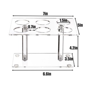 ที่วางโคนไอศกรีมอะคริลิค 6 ช่อง สำหรับงานแต่งงาน วันเกิด คริสต์มาส วันขอบคุณพระเจ้า ปาร์ตี้ หรือบุฟเฟ่ต์ - Product Image 4