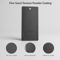 Peinture en poudre époxy polyester métallisée gris anthracite résistante à l'abrasion, effet froissé, pour pulvérisation, couleur personnalisable, pour salle de sport et bateaux