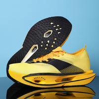 Chaussures de course unisexes pour l'extérieur, chaussures de sport avec plaque en carbone, baskets tendance, chaussures décontractées respirantes en mesh