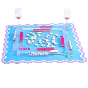 Premium 4 Layer Engraved Acrylic American <b>Mahjong</b> Tiles <b>Set</b> with Carrying Bag Luxury 160 Tiles American <b>Mahjong</b> <b>Set</b> for Party - Product Image 3
