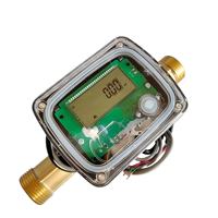Smart Life Wireless Ultrasonic Brass Water Meter DN15 DN20 DN25 LoRa GPRS NB-IoT IP68 OEM Garansi 3 Tahun Pembacaan Digital Jarak Jauh