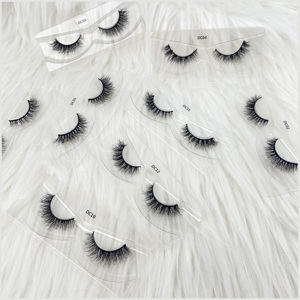 Full Strip <strong>Lashes</strong> Factory Wholesale Fluffy Volume Natural Eyelashes Vendors Customize <strong>Lash</strong> Packaging 12mm Mink Eyelashes - Product Image 2