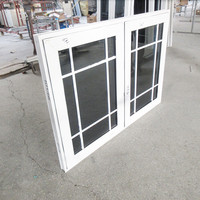 Ventana Abatible de Aluminio con Rotura de Puente Térmico Estándar para América del Norte, Insonorizada y de Ahorro Energético para la Construcción de Viviendas