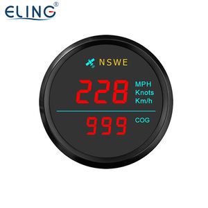 Compteur de vitesse numérique universel ELING 52mm (2 '') jauge GPS 0-999 km/h nœuds <span class=keywords><strong>MPH</strong></span> avec parcours sur sol 12V 24V pour - Product Image 3