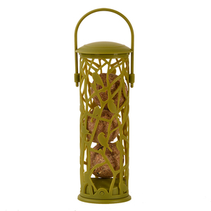 Esschert Design Toit vert Mangeoire pour oiseaux en tube pour l'extérieur Chiffchaff Suetball Silo - Product Image 5