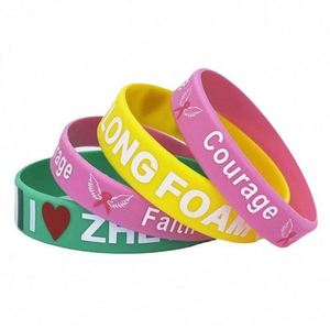 สร้อยข้อมือซิลิโคนสำหรับเด็กงานปาร์ตี้อวกาศ สายรัดข้อมือพิมพ์โลโก้ตามสั่งเพื่อการส่งเสริมการขาย เชนด้า Cd-200033369-02 - Product Image 2