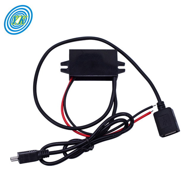 USB Can Be Customized 12V 24V to 5V 3A Step Down Buck Dc Dc Converter