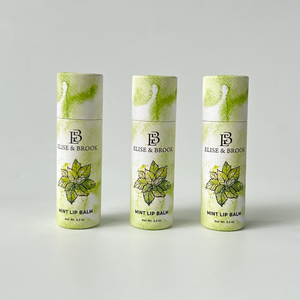 Tubos de empuje de bálsamo labial compostable y reciclable, cilindro artesanal fino, embalaje de papel para perfume y lápiz labial que desaparece - Product Image 4