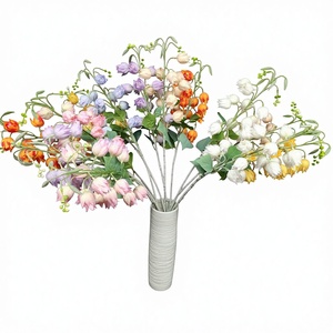 Tallos de Tulipanes Artificiales Premium para Despedidas de Soltera y Decoración Rústica del Hogar, Colores Surtidos, Incluido Morado Empolvado - Product Image 2