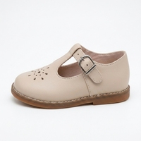 Chaussure plate à semelle en caoutchouc pour enfants, chaussure décontractée, chaussure de fête formelle, chaussure en cuir fendu pour enfants, pour l'école
