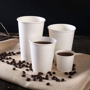 Gobelets en papier jetables à paroi simple de 8 oz, conçus sur mesure pour le café chaud - Product Image 2