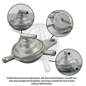 LINGQI Interrupteur de robinet d'essence 3 ports en <span class=keywords><strong>ligne</strong></span> pour moteur GY6 150cc 125cc <span class=keywords><strong>50cc</strong></span> Pit Dirt Bike ATV Scooter - Product Image 4