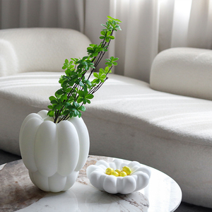 Stile scandinavo resina di vetro composizione floreale popolare Interior Design decorazione per la casa stile Art <span class=keywords><strong>Deco</strong></span> pavimento e vaso da tavolo - Product Image 1